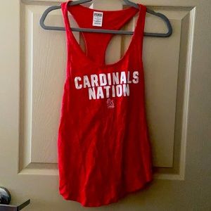 PINK Cardinal Nation tank top
